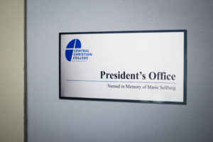 President's Office Sign